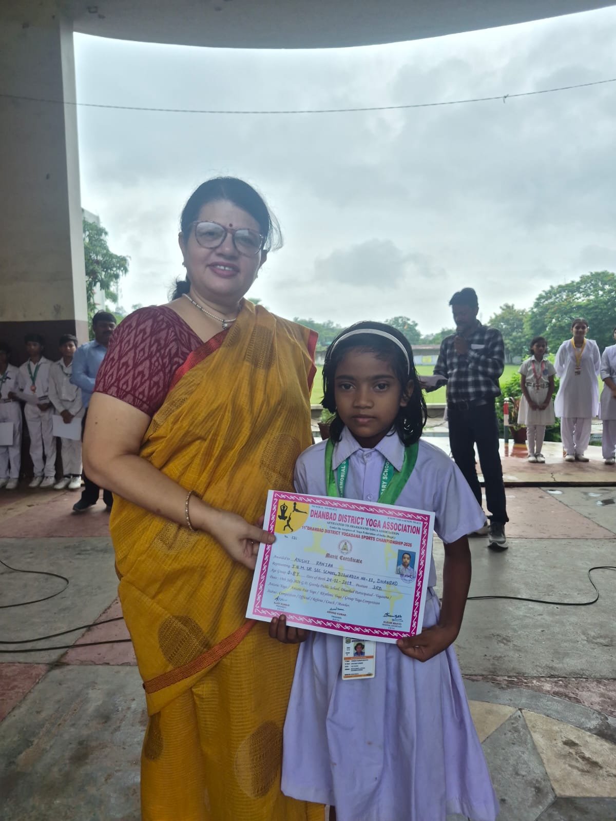 Won overall 2nd.position in Dhanbad District Yoga Championship-2026.