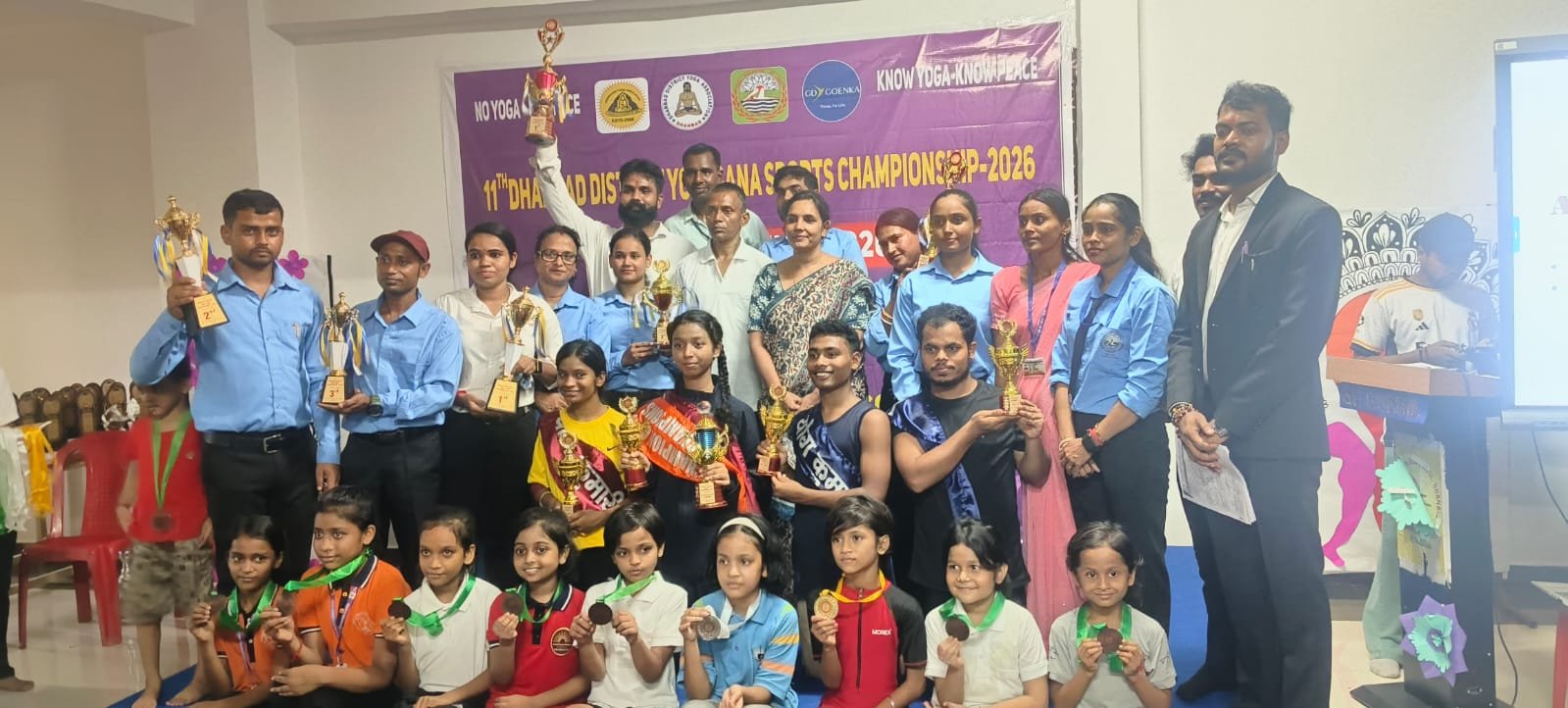 Won overall 2nd.position in Dhanbad District Yoga Championship-2026.