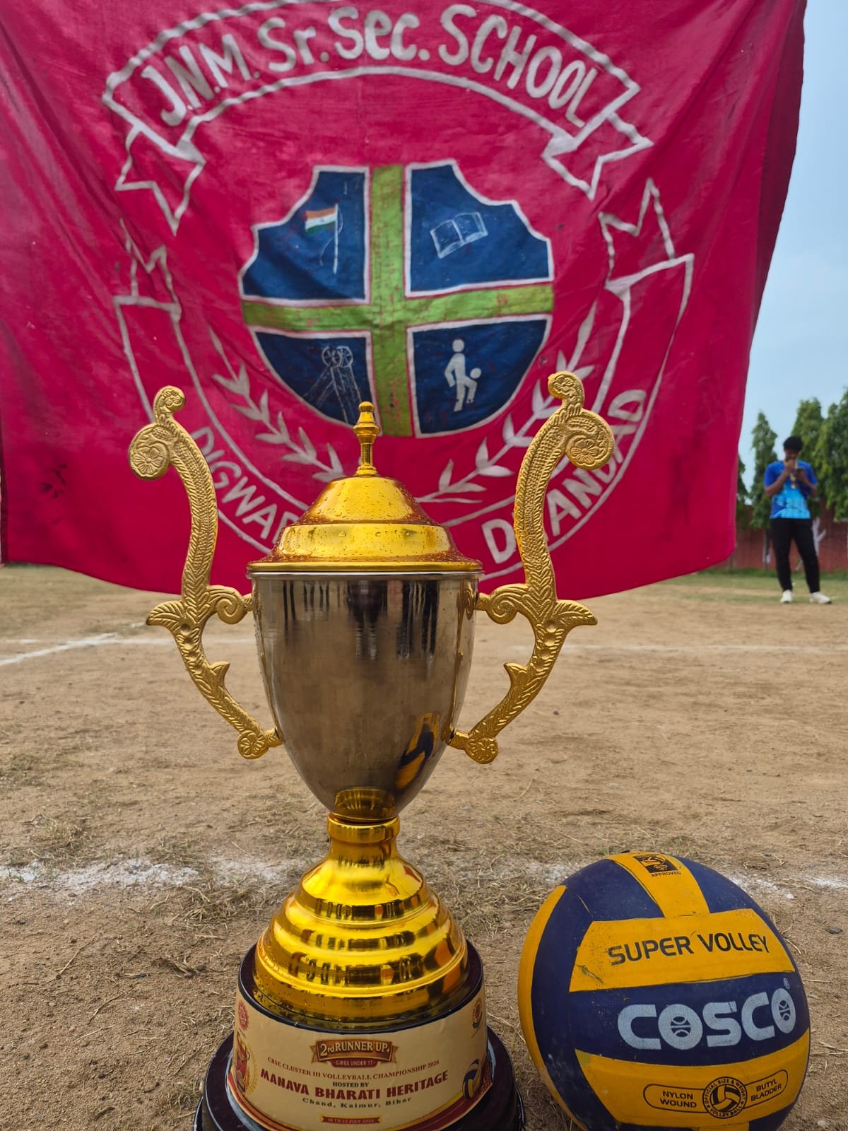 Won 2nd runner up in CBSE cluster-III volleyball championship-2026 in girls group.