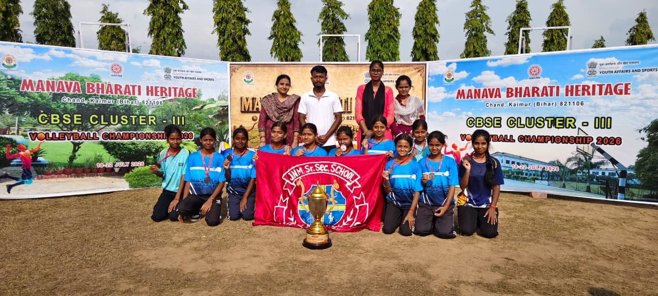 Won 2nd runner up in CBSE cluster-III volleyball championship-2026 in girls group.