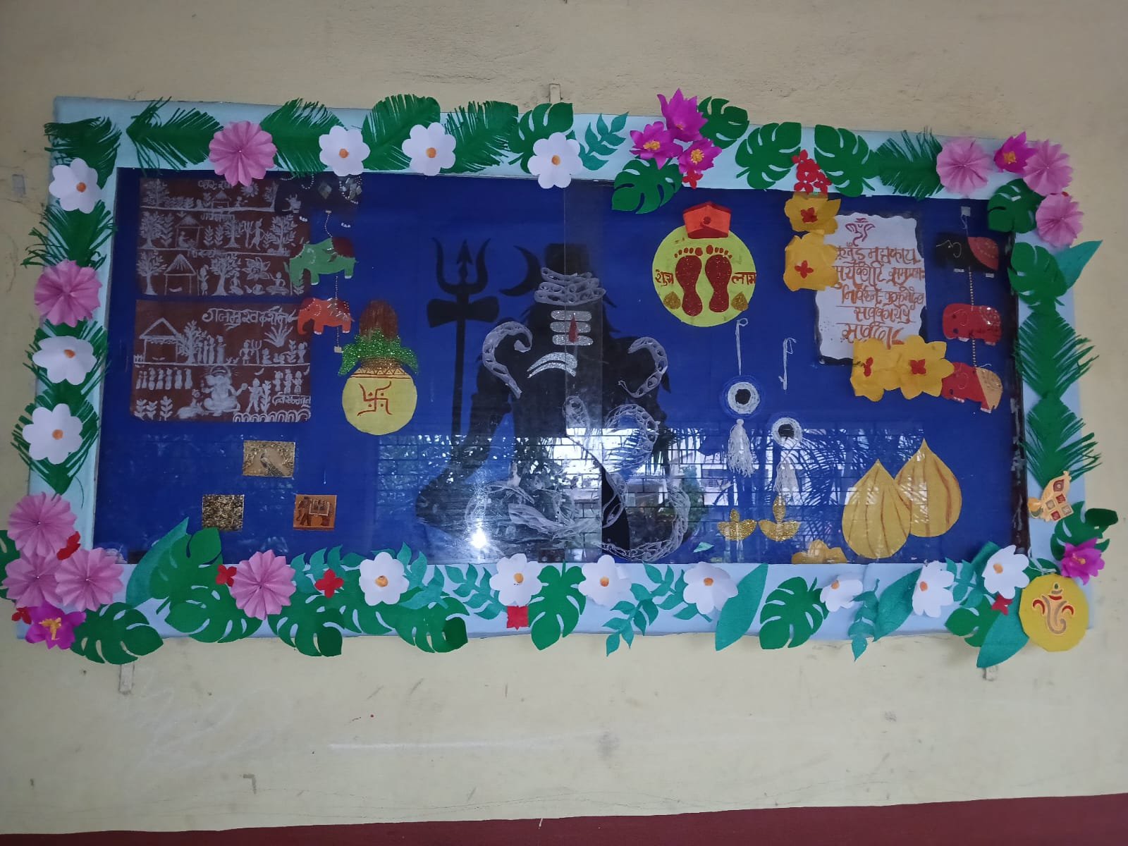 Board Decoration on Janamastami and Ganesh Chaturthi.